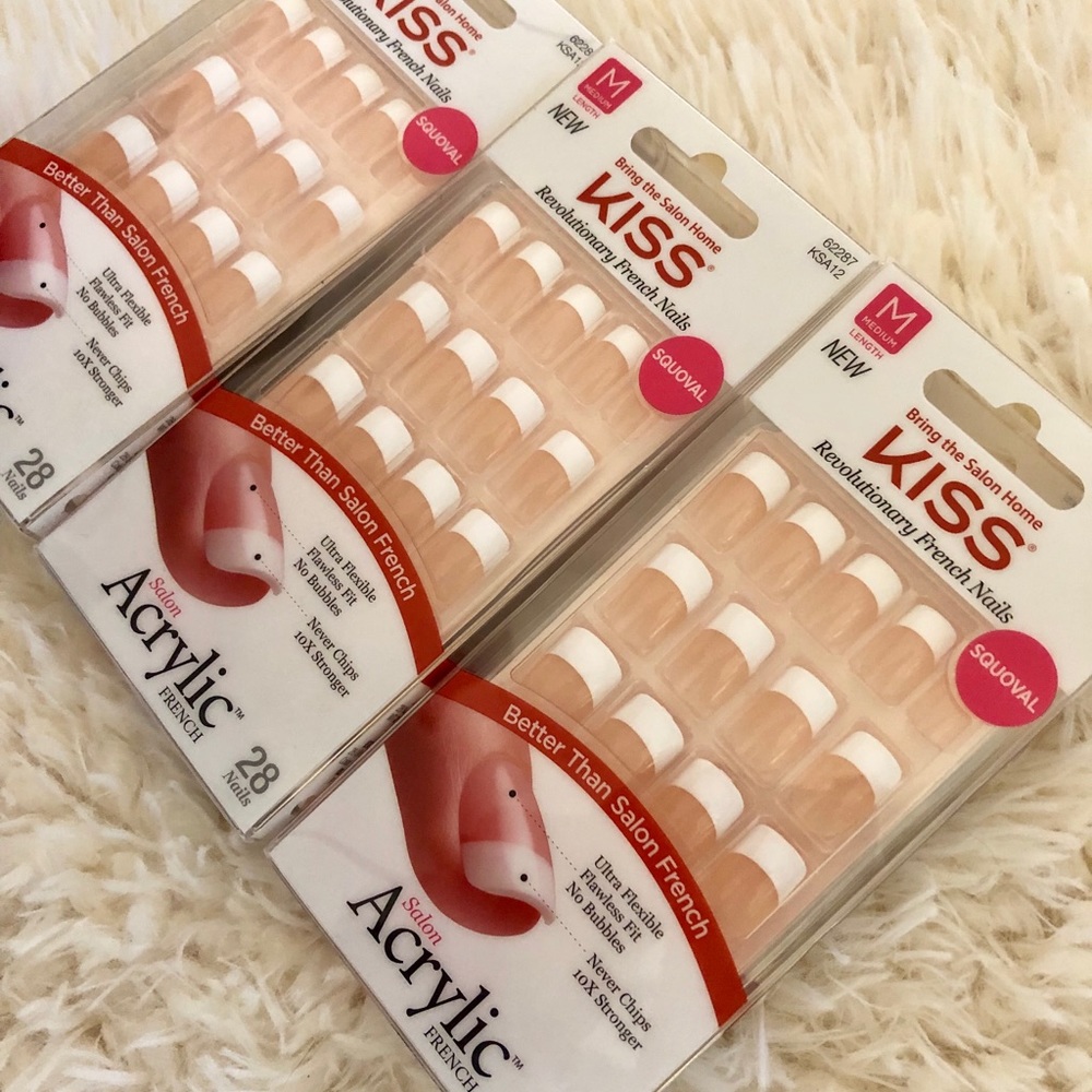 KISS Acrylic French Tip Nails